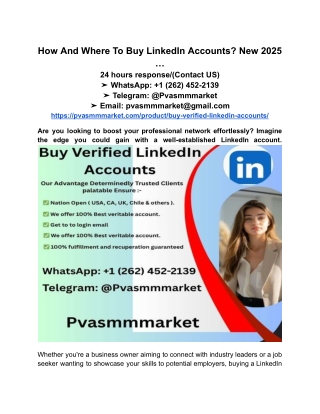 How And Where To Buy LinkedIn Accounts (1)