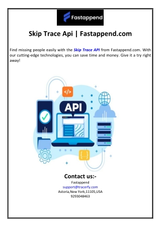 Skip Trace Api | Fastappend.com
