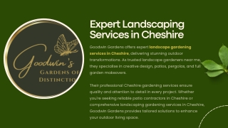Expert Gardening Services in Sandbach & Crewe