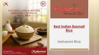 Best Indian Basmati Rice