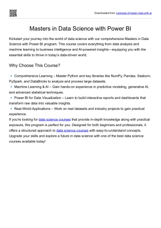Master the art of data analysis using Python and Power BI!