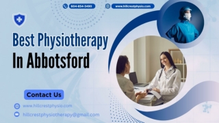 Best Physiotherapy in Abbotsford - Hillcrestphysio