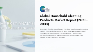 Household Cleaning Products market report