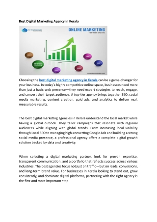 Best Digital Marketing Agency in Kerala