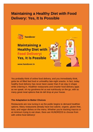 Handover-Maintaining-a-Healthy-Diet-with-Food-Delivery