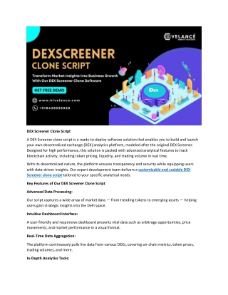 dex screener clone script