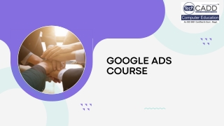 GOOGLE ADS COURSE