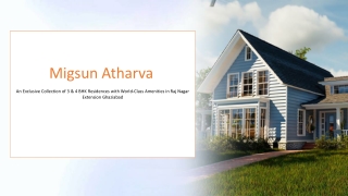 Migsun Atharva Elegant 3 & 4 BHK Homes with Clubhous & Green Spaces in Ghaziabad