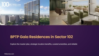 BPTP Gaia Residences in Sector 102