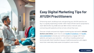Boost Your Ayurveda & Homeopathy Clinic with Smart Digital Steps