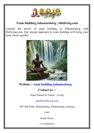 Team Building Johannesburg   Shitliving.com