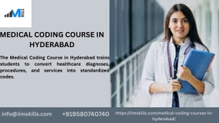 medical online coding course in Hyderabad