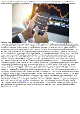 Trading Forex in Malaysia: The Insider’s Playbook for 2024