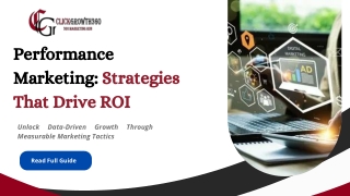 Performance Marketing Strategies That Drive ROI