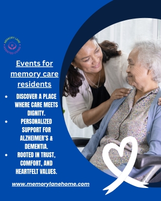 Events for Memory Care Residents – Enriching Daily Life at Memory Lane Home