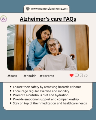 Alzheimer’s Care FAQs – Essential Guidance from Memory Lane Home