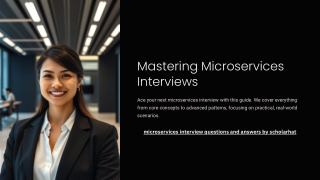 mastering microservices interviews