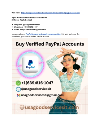 How To Buy Verified PayPal Accounts A Step By Step Guide