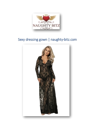 Sexy dressing gown | naughty-bitz.com