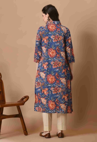 ajrakh kurta