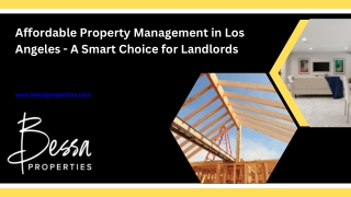 Affordable Property Management in Los Angeles - A Smart Choice for Landlords