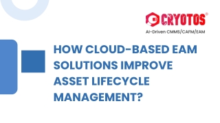 how cloud based eam solutions improve asset