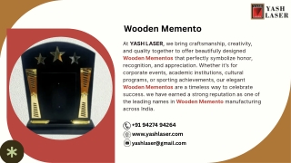 Wooden Memento