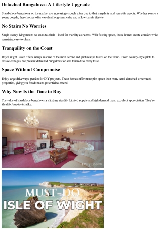 Discover Top Detached Bungalow Listings