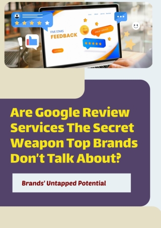 Are Google Review Services The Secret Weapon Top Brands Don’t Talk About ?