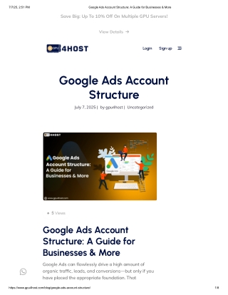 Google Ads Account Structure_ A Guide for Businesses & More
