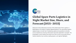 Spare Parts Logistics in night Market Size, Share and Forcast