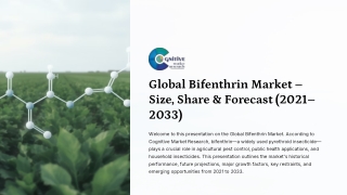Bifenthrin Market Size, Share and Forcast