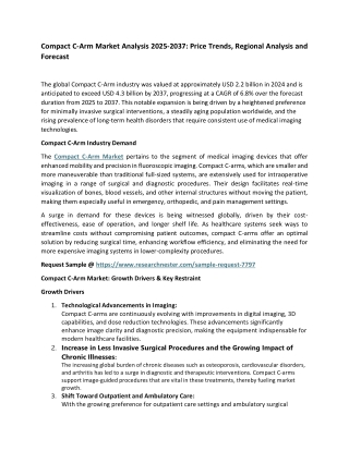 Compact C-Arm Market