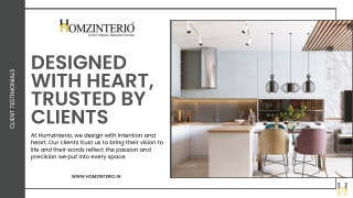 Grateful Client Shares Their home Interior Journey in Bangalore with Homzinterio