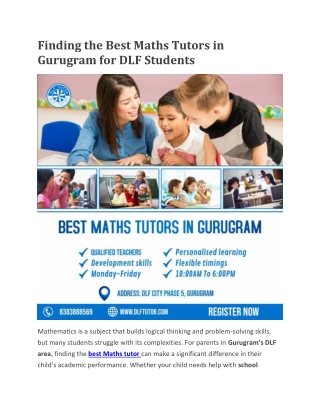 Best Maths tutors in Gurugram | Maths tutors in Gurugram | Dlf Home tutor