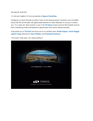Saguna Consulting