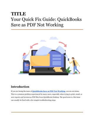 Your Quick Fix Guide_ QuickBooks Save as PDF Not Working
