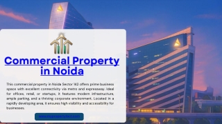 Noida’s Hottest Commercial Properties – Find Yours with My Property Fact