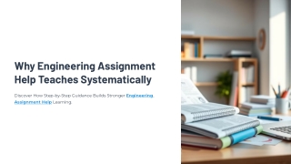 Why Engineering Assignment Help Teaches Systematically