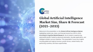 Artificial Intelligence Market Report