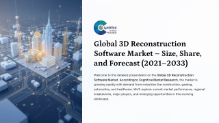 3D Reconstruction Software Market Report