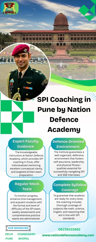 SPI Coaching in Pune by Nation Defence Academy