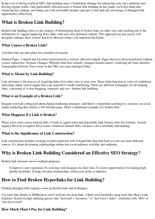 in the ever evolving world of seo link building