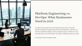 platform engineering vs devops what businesses