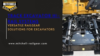 Track Excavator Hi-Rail Systems