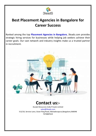 Best Placement Agencies in Bangalore for Career Success