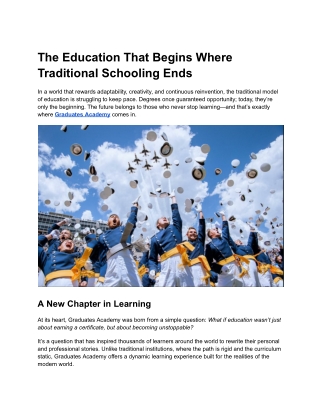 Graduates Academy