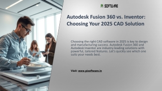 Autodesk Fusion 360 vs Inventor: Best CAD Software for 2025 | Buy Online from Au