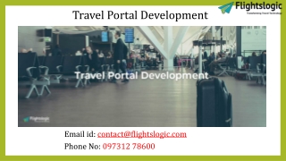 Travel Portal Development | Travel Portal Development