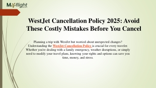 westjet cancellation policy 24-hours
